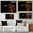 thumbnail image 4 of Designart "Solo Boxer Training Focus" Boxing Floater Framed Wall Art Living Room, 4 of 5