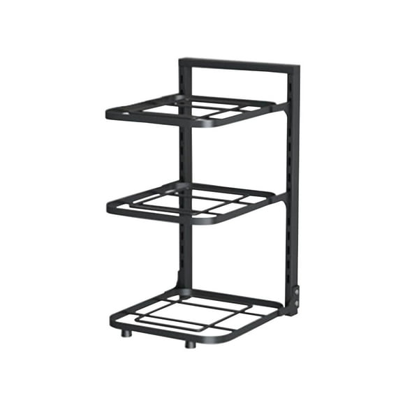 Support de Rangement pour Casseroles de Cuisine Multi-Couches en Acier Inoxydable sous Évier Organisateur de Casseroles en Couches pour Armoire à Domicile 1.76 Livres