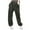 Grey, variant on Summer Pants for Women High Waist Parachute Pants Cargo Trousers With Pockets High Waist Trousers for Women Metallic Petite Wide Leg Linen Dressy Jumpsuits Grey 2XL