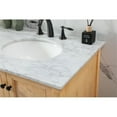 thumbnail image 4 of Elegant Decor Metropolis 72" Aluminum MDF Double Bathroom Vanity in Natural Wood, 4 of 8