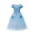 thumbnail image 3 of Vestido de princesa Disney para niñas, disfraz de Rapunzel, Elsa, Anna, Cenicienta, Halloween, fiesta de carnaval, ropa de fantasía para niños, 3 of 5