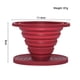 thumbnail image 3 of Filtro de goteo de café de silicona Taza de goteo de cono reutilizable Verter manual plegable, 3 of 7