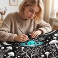 thumbnail image 5 of SUYOLL DIY Coloring Blanket Washable Art Blanket Cozy Home Throw Blanket Ideal For Seasonal Birthday Holiday Gifts And Creative Craft Projects, 5 of 6
