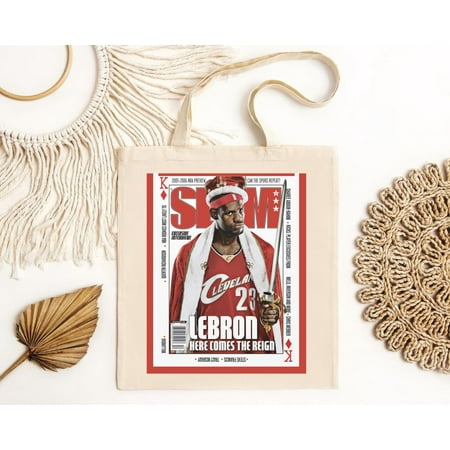 vintage Tote Bag SLAM Lebron James No. 93-TH21170