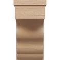 thumbnail image 2 of 12"W x 12"D x 24"H Wide Highland Rough Cedar Woodgrain TimberThane Corbel, Primed Tan, 2 of 6