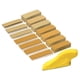 thumbnail image 2 of Lijadora micro, bloque de lijado manual, lijadora manual, herramienta pequeña para lijar madera y metal Amarillo, 2 of 9