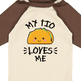 thumbnail image 4 of Inktastic My Tio Loves Me with Taco Illustration Boys or Girls Long Sleeve Baby Bodysuit, 4 of 5