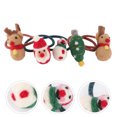thumbnail image 4 of Accesorios para el cabello con soporte para el cabello con cuerda elástica para el pelo de Navidad de 5 piezas, 4 of 5