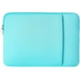 thumbnail image 3 of RAINYEAR 16 Inch Laptop Sleeve Protective Soft Case Padded Cover Carrying Bag with Front Pocket & Accessories Pouch, Specially Compatible with 2021 2022 16" MacBook Pro M1 for Model A2141 A2485(Blue), 3 of 7