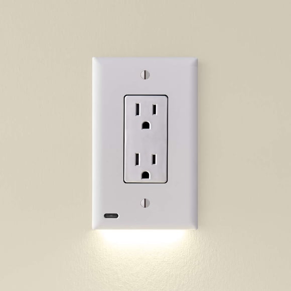 Placa de pared SnapPower GuideLight luz nocturna LED blanca