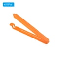 thumbnail image 3 of Sealing Clips 6.3 Inch, 10 Pack Reusable Plastic Bag Clamp Sealer for Food Storage, Orange, 3 of 5