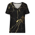 thumbnail image 3 of Blusa informal de manga corta con cuello redondo para mujer con estampado del día de San Valentín OAVQHLG3B Store  lin121212, 3 of 3