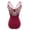 Burgundy, variant on Camisole Dance Leotards for Women Cotton Spaghetti Straps Ballet Costumes