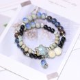 thumbnail image 1 of Accesorios envueltos doble estilo étnico pulsera de cerámica pulsera de cuentas mujer alto sentido, 1 of 6