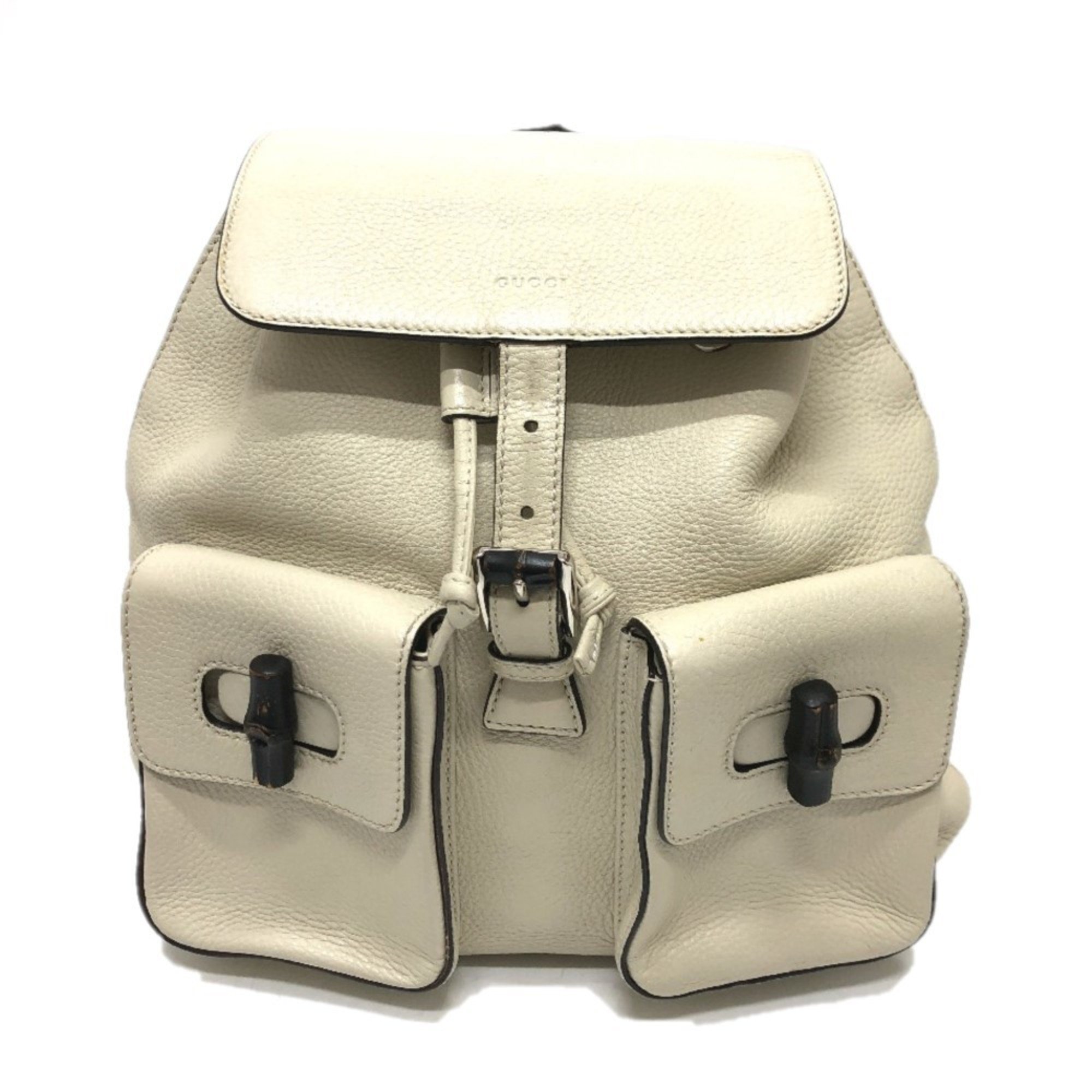 Pre-Owned Gucci GG Supreme Ophidia Backpack 598661 Beige 
