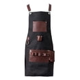 thumbnail image 4 of Chef Apron Adjustable Bib Apron Work Apron High End Apron Father's Day Gifts, 4 of 8