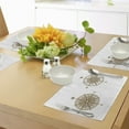 thumbnail image 4 of Ambesonne Compass Place Mats Set of 4, Sailing Marine, Standard Size, Pale Brown, 4 of 6