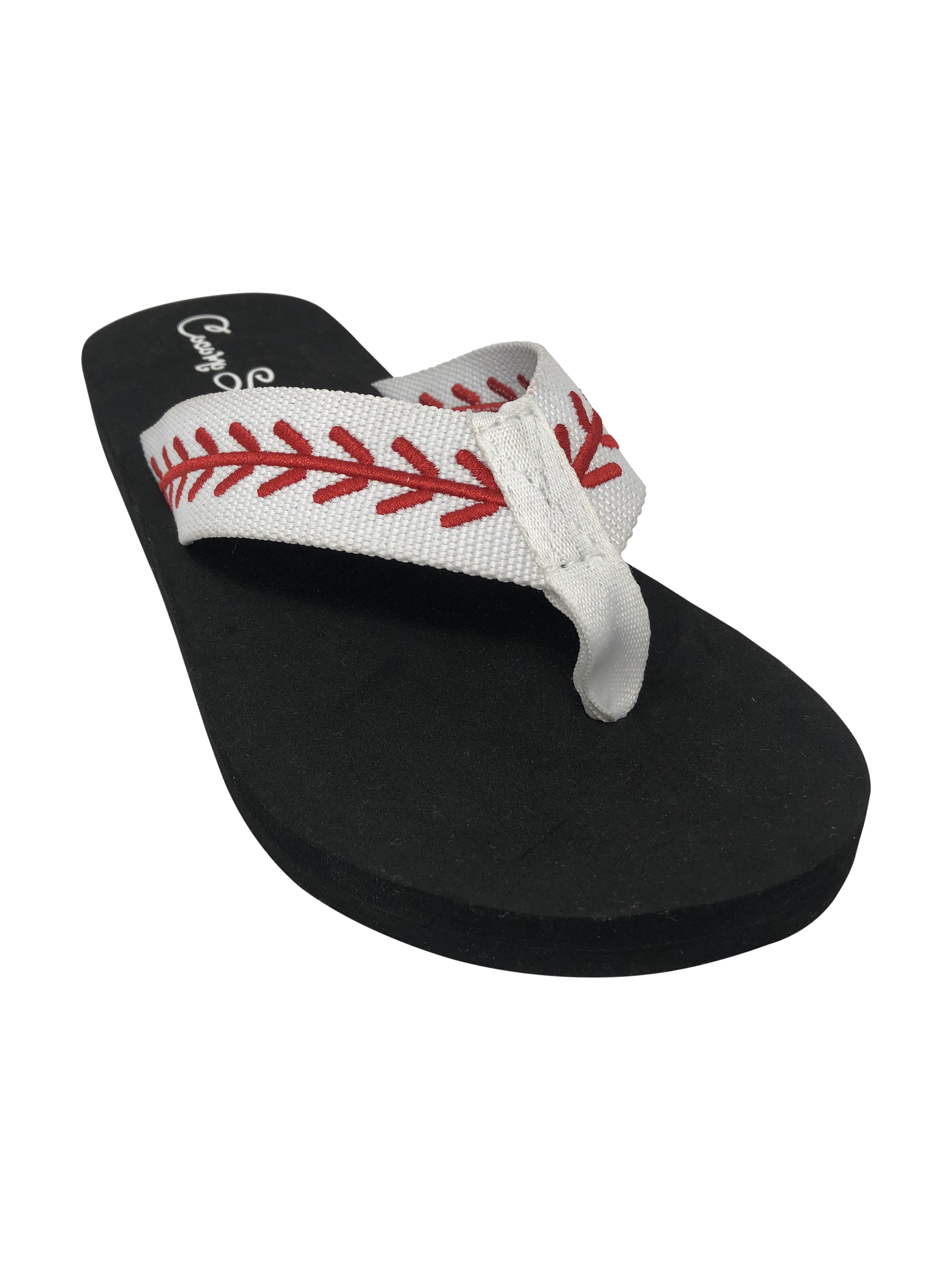 baseball flipflops