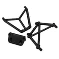 thumbnail image 3 of Replacement RC Bumper Mounts, Black RC Rear Bumper Mount Bracket Plastic Perfect Fit Strong Cushioning  For 1/7 RC Car, 3 of 8