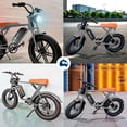 thumbnail image 5 of Bicicleta Eléctrica Bluelander, Velocidad Máxima de 51 km/h, Potencia del Motor de 750W, Batería de 48V, 7 Velocidades y Frenos de Disco, 5 of 5
