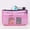 Pink, variant on Women’s Purse Organizer Insert with Zipper and Handles, Multi Pocket Handbag and Tote Bag Liner, TIKA