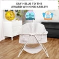 thumbnail image 3 of Bassinet Dream On Me Karley Cool Grey, ligero y portátil, 3 of 6