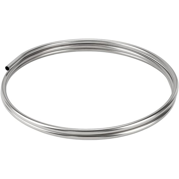 1pc 304 Stainless Steel Tube Curved Tube Round Stainless Steel color 2500x12mm Hole: 11mm