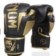 thumbnail image 3 of Guantes de boxeo, MMA Muay Thai Training Guantes de boxeo, Hombre Mujer Adulto 10 oz Negro Kuyhfg Sin marca, 3 of 4