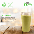thumbnail image 3 of [600 PACK] 20 oz Cups | Iced Coffee Go Cups and Sip Through Lids | Cold Smoothie | Plastic Cups with Sip Through Lids | Clear Plastic Disposable Pet Cups | Ideal for Parfait, Juice, Soda, Party Cups, 3 of 6