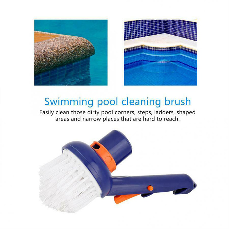 Pool Step Corner Brush, Scrub Brush,for Above Ground Inground Swimming