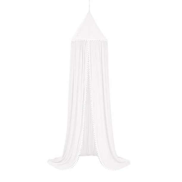 Mosquiteros Cortina Sunnimix Accesorio Cama de Bebé Toldo Blanco