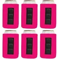 thumbnail image 1 of QualityPerfection Magnetic Can Cooler Sleeves ( 3 Magnets ) 4mm Neoprene Can Holder, 6 Hot Pink, 1 of 11