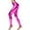 Purple, variant on Promotion Sales! High Waisted Flare Leggings For Women Stretchy Faux Leather Slim Fit Legging Tights Comfortable Casual Wear Hot Pink M Size