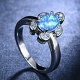 thumbnail image 4 of PVCS Creative Jewelry And Blue Diamond Tortoise Ring Men Fashionable Ol Wind Ring, 4 of 6