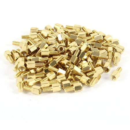 

100pcs Brass Hex Standoff Spacer M3 x 5+6mm Female to Male