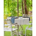 thumbnail image 3 of Fsddascl Blue Botanical Outdoor Tablecloth - 60 Inch Round Dining Table Cover, Pastoral Spring Floral Summer Birds Rustic Waterproof Outdoor Table Cloth with Umbrella Hole & Zipper for Picnic/Patio, 3 of 7