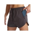 thumbnail image 1 of Txlixc - Pantalones de chándal de secado rápido para hombre, pantalones cortos de ejercicio de malla transpirable para gimnasio con bolsillo con cremallera, pantalones cortos con cordón Txlixc  Casual, 1 of 4