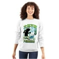 thumbnail image 3 of The Smurfs Cool Kanji Fearless Unisex Plus Size Sweatshirt Brisco Brands 2X, 3 of 5