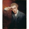 thumbnail image 2 of George Romney 20x23 Black Ornate Framed Double Matted Museum Art Print Titled: William Hayley, 2 of 5