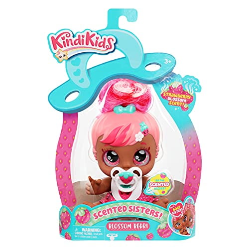Kindi Kids Poupée Parfumée 6,5" et 2 Accessoires - Berry Fleur