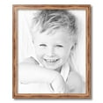 thumbnail image 2 of ArtToFrames 18x22 Inch Honey Picture Frame, This Brown Wood Poster Frame is Great for Your Art or Photos, Comes with 060 Plexi Glass (4085), 2 of 8