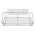 thumbnail image 3 of Stainless Steel Wall Mounted Storage Rack for Kitchen and Bathroom, Rustproof Organizer Shelf with Drainage, No-Drill Installation, Space Saving for Toiletries and Spices, 3 of 6