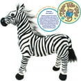 thumbnail image 3 of Zebenjo the Zebra | 16 Inch Stuffed Animal Plush | By TigerHart Toys, 3 of 5