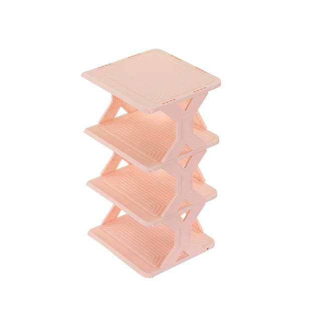 SDNall Small Shoe Rack, Racks for Storage, Shoe Storage Rack, Corner Shoe Rack, News Thickened and Widened Corner Simples Shoe Rack Small Size Easy To Install Removable Washable Storage Shoe Cabinet