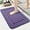 Purple, variant on Bathroom Rugs, 24" x 60" Long Bath Rug, Non Slip Washable Bathroom Runner Rug Soft Thick Absorbent Bath Mat for Shower, Shaggy Plush Luxury Large Bath Rug, Black