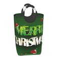 thumbnail image 2 of Bingfone Merry Christmas And Santa Claus With Gifts Laundry Hamper,Large Canvas Fabric Lightweight Storage Basket Toy Organizer Dirty Clothes Collapsible, 2 of 6