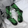 thumbnail image 5 of Rateoe St Patrick's day for Women Casual Calf Socks - Cute Crew Socks - Thin Soft Above Ankle Socks Size 5-11, 5 of 6