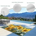 thumbnail image 4 of Fsddascl Sunflowers Mountain Outdoor Rug for Patio/Deck/Porch, Non-Slip Large Area Rug 4 x 6 Ft, Summer Botanical Floral Nature Indoor Outdoor Rugs Washable Area Rugs, Reversible Camping Rug Carpet, 4 of 5