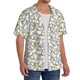 thumbnail image 2 of Balery Ducky Camisa Casual de Manga Corta con Botones para Hombre, Texturizada, Estilo Cubano, para Playa, Verano-Medium, 2 of 5