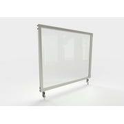 Ghent Desktop Attachable Glass Protection Screen, Clear, 24"H x 29"W